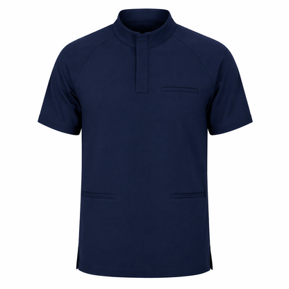 RUIX Core mock neck zip scrub top with Utility cargo pant scrub set fo men