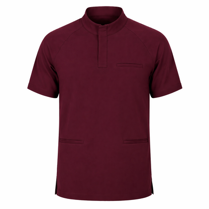 RUIX Core mock neck zip scrub top with Utility cargo pant scrub set fo men