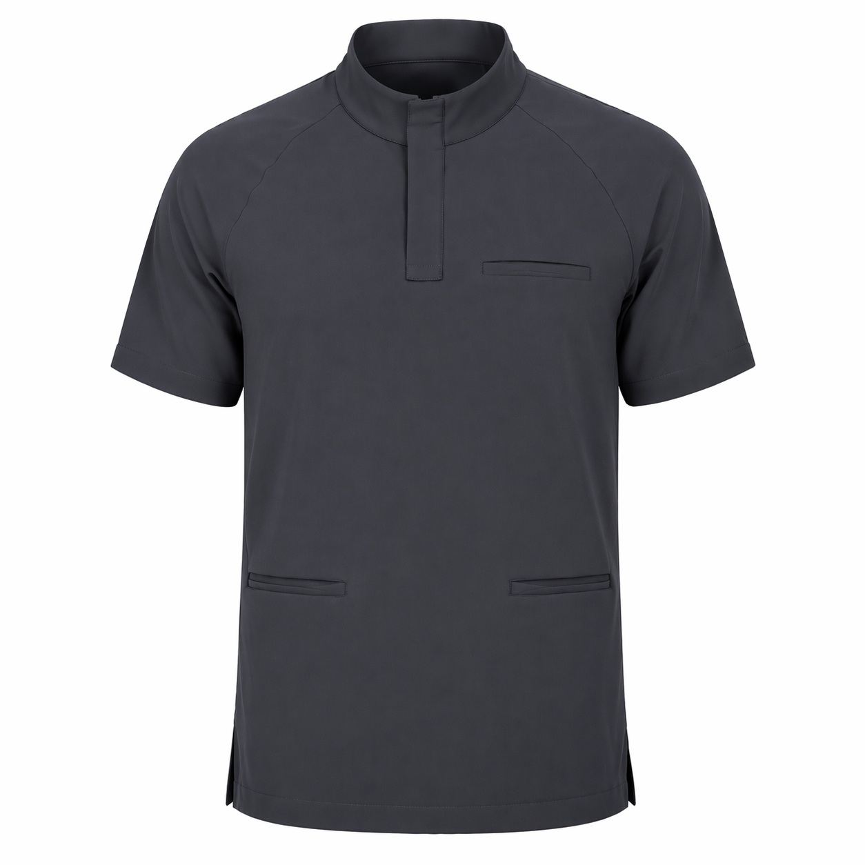 RUIX Motion Mock Neck Zip Scrub top With  Core Regular pant Scrub Set for Men