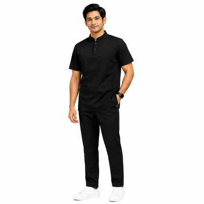 RUIX Form Mandarin Collar with Core Regular Pant Set for men