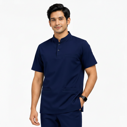 RUIX Form Mandarin Collar with Core Regular Pant Set for men