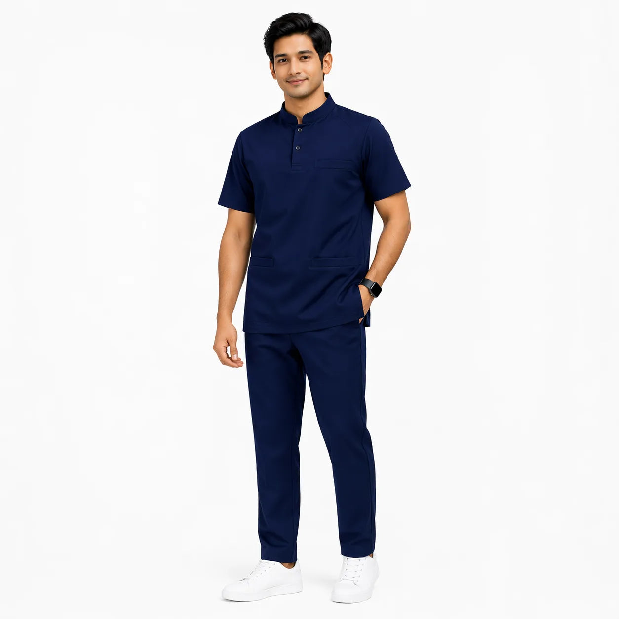 RUIX Form Mandarin Collar with Core Regular Pant Set for men
