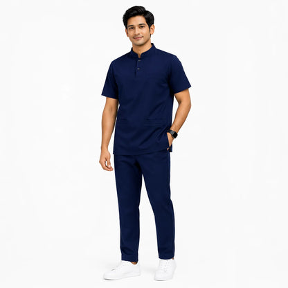 RUIX Form Mandarin Collar with Core Regular Pant Set for men