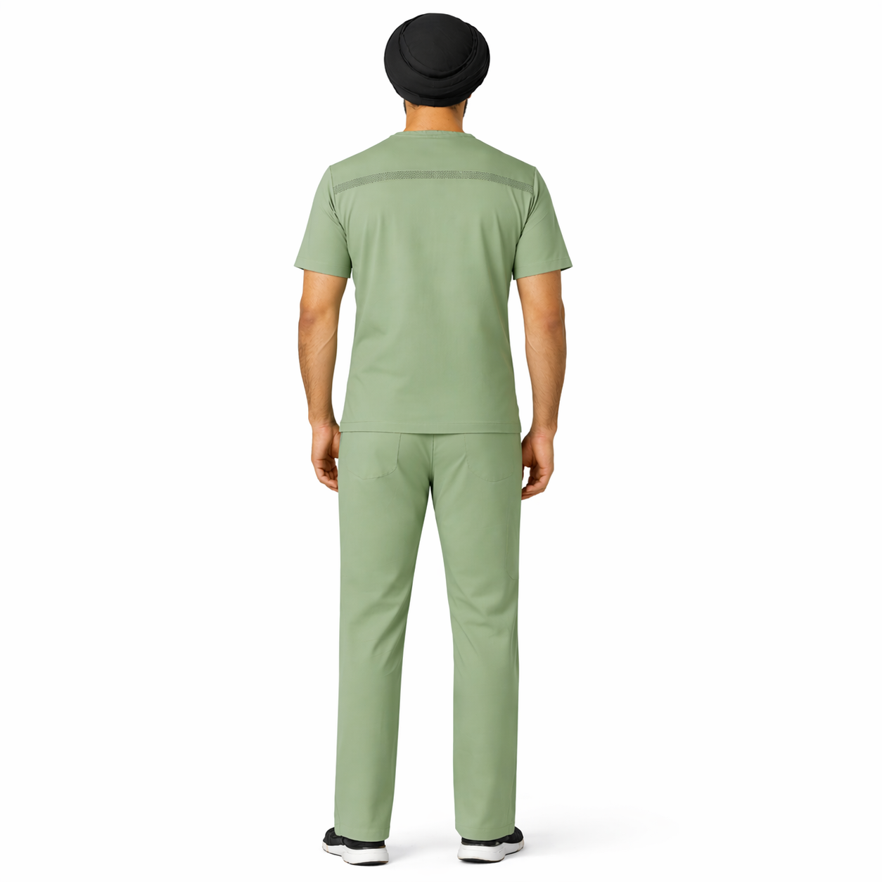 RUIX TURBFit v-neck Airmesh Scrub top with Utility Cargo Scrub Set for Men