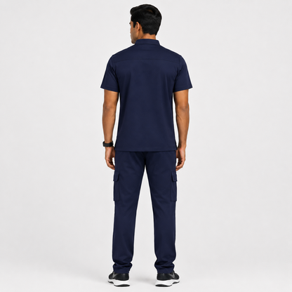 RUIX Form Mandarin top with Utility Cargo Pant Set for Men