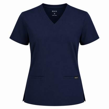 RUIX  V-Neck Top with Regular pant Scrub Set For Men