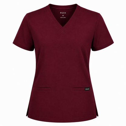 RUIX  V-Neck Top with Regular pant Scrub Set For Men