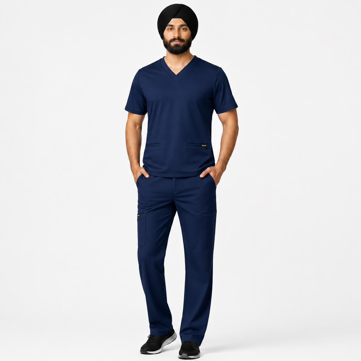 RUIX TURBFit v-neck Scrub top for Men