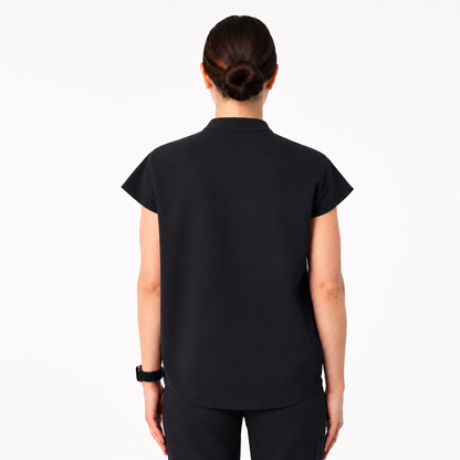 RUIX Signature cap sleeve with Flare™ pant scrub set for women