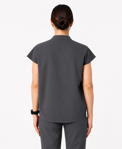 RUIX Signature cap sleeve with Flare™ pant scrub set for women