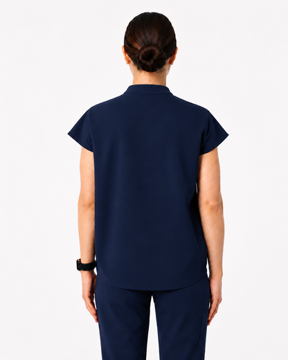 RUIX Signature cap sleeve with Flare™ pant scrub set for women
