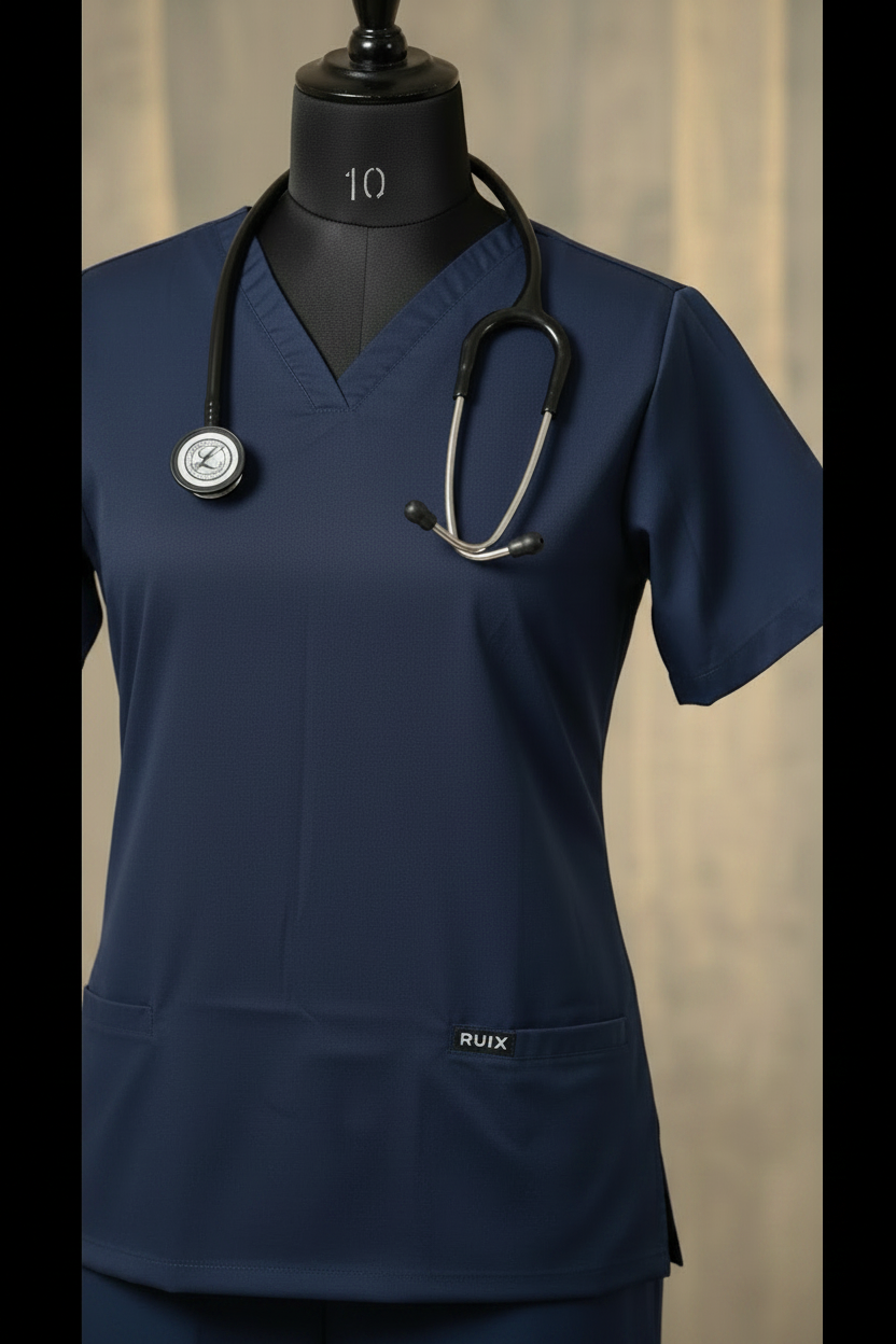 RUIX V-Neck with Regular Pant Scrub Set for Women