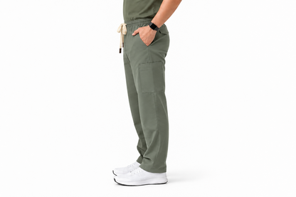 RUIX  NOVA V-Neck Top with Regular pant Scrub Set For Men