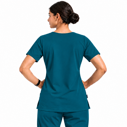 RUIX V-neck with Flare™ pant scrub set for women