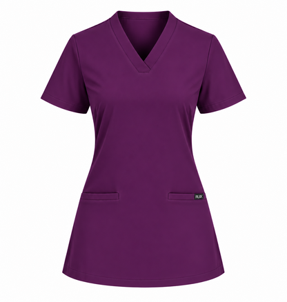 RUIX V-neck with Flare™ pant scrub set for women