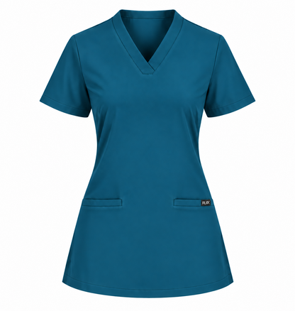 RUIX V-neck with Flare™ pant scrub set for women