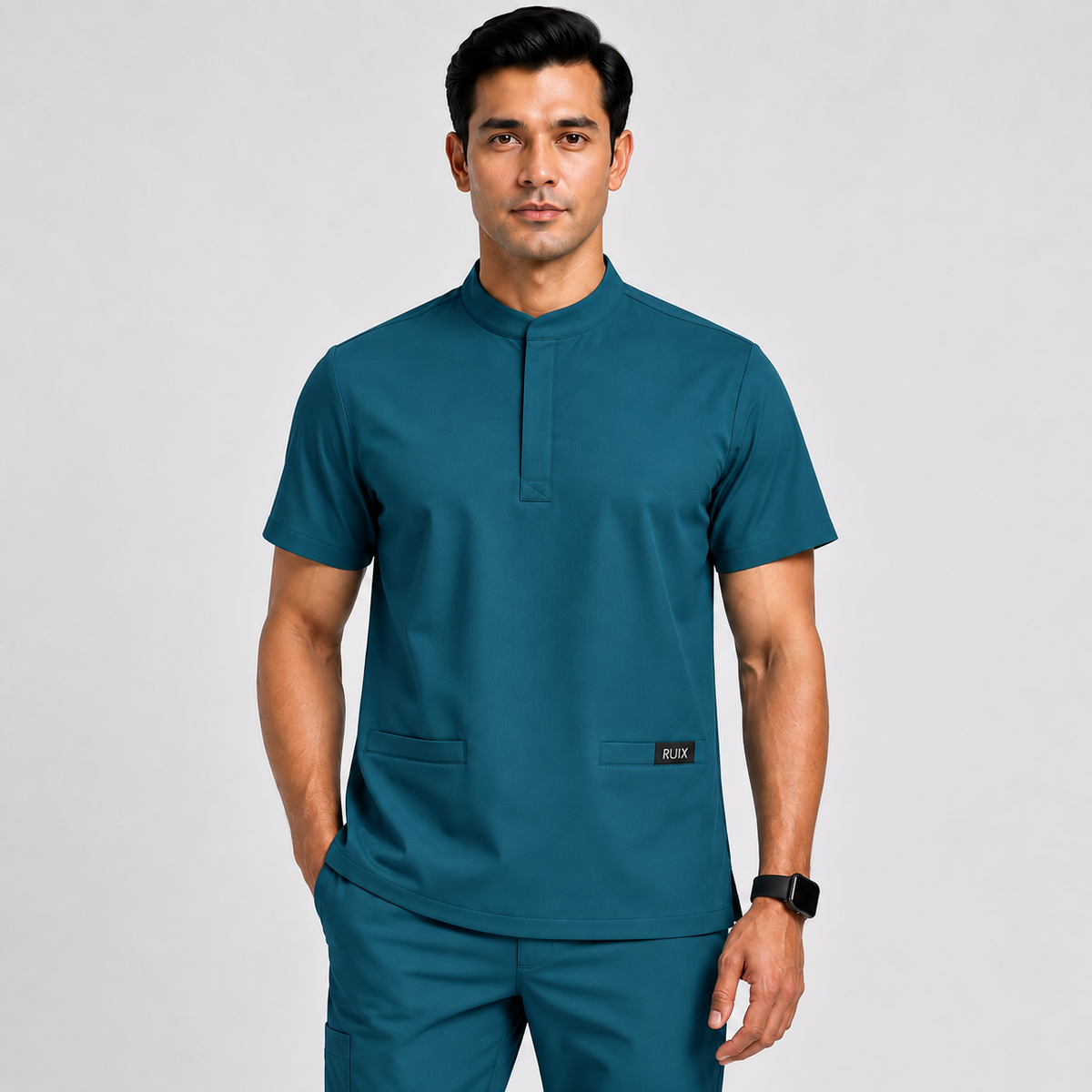 RUIX  Mandarin top with Cargo Pant Set for Men