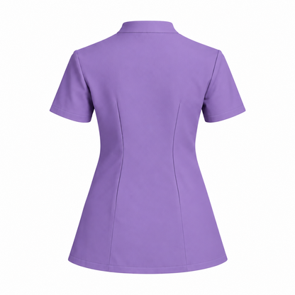 RUIX  Mandarin scrub top with Regular pant scrub set for women