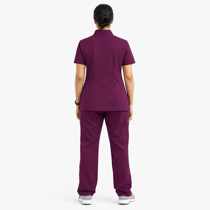 RUIX Mock neck Zip With Cargo Pant for Women