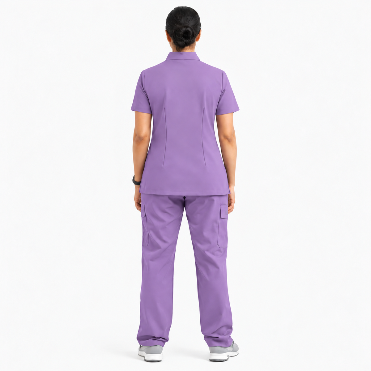 RUIX Mock neck Zip With Cargo Pant for Women