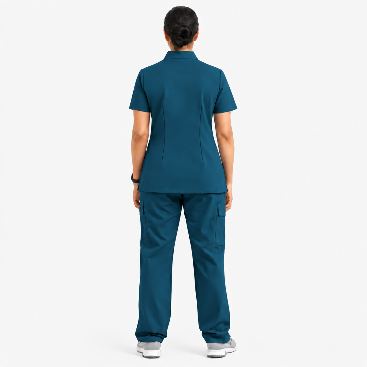 RUIX Mock neck Zip With Cargo Pant for Women