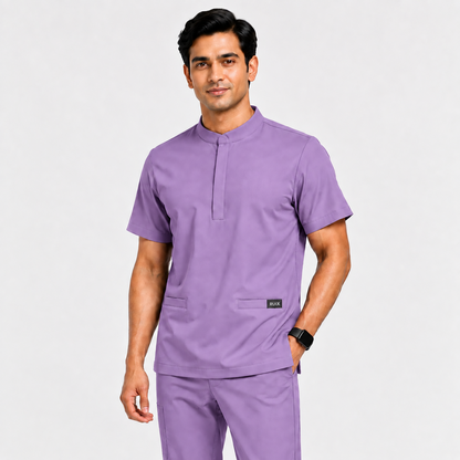 RUIX Mandarin Collar with Regular Pant Set for men