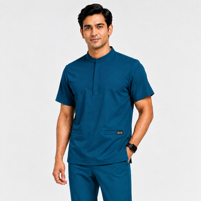 RUIX Mandarin Collar with Regular Pant Set for men