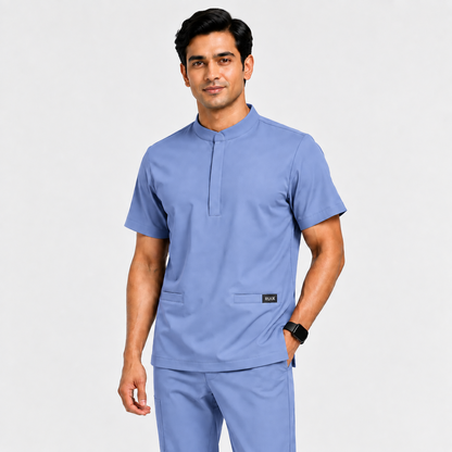 RUIX Mandarin Collar with Regular Pant Set for men