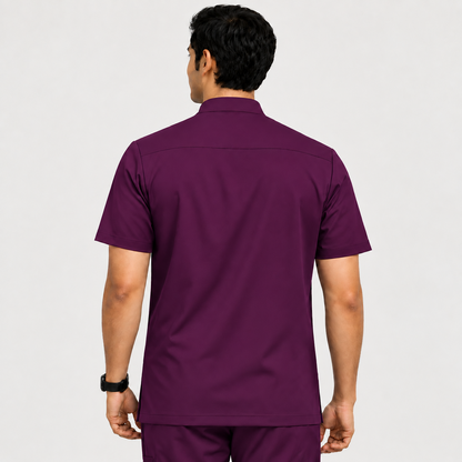 RUIX Mandarin Collar with Regular Pant Set for men