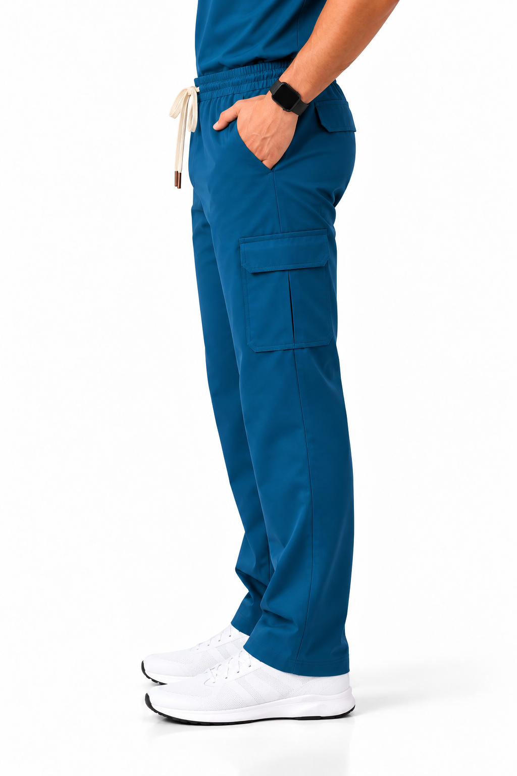 RUIX  NOVA V-Neck Top with Cargo Pant Scrub Set for Men