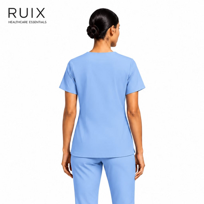 RUIX NOVA V-Neck Scrub Top For Women