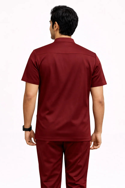 RUIX Form Mandarin Collar with Core Regular Pant Set for men
