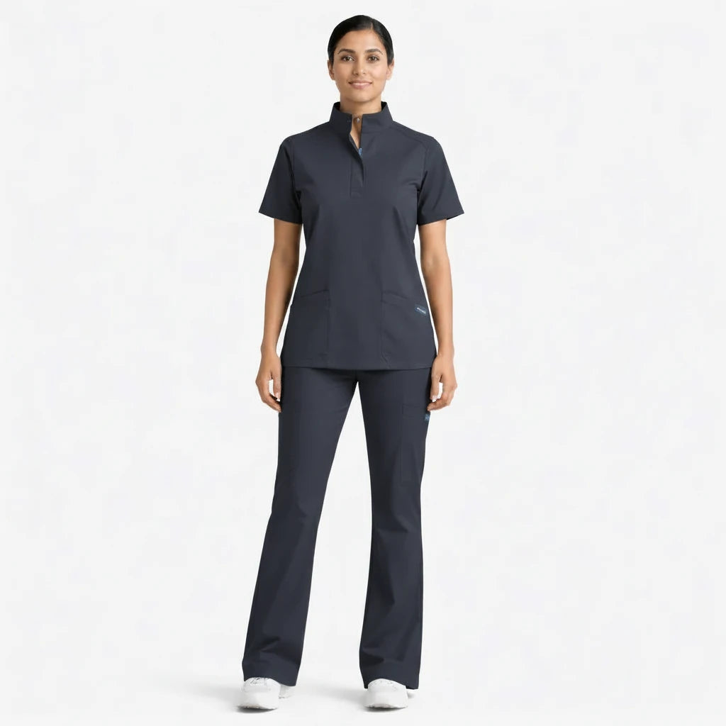 RUIX Sculpt Mock neck Zip with Flow Flare Pant for Women