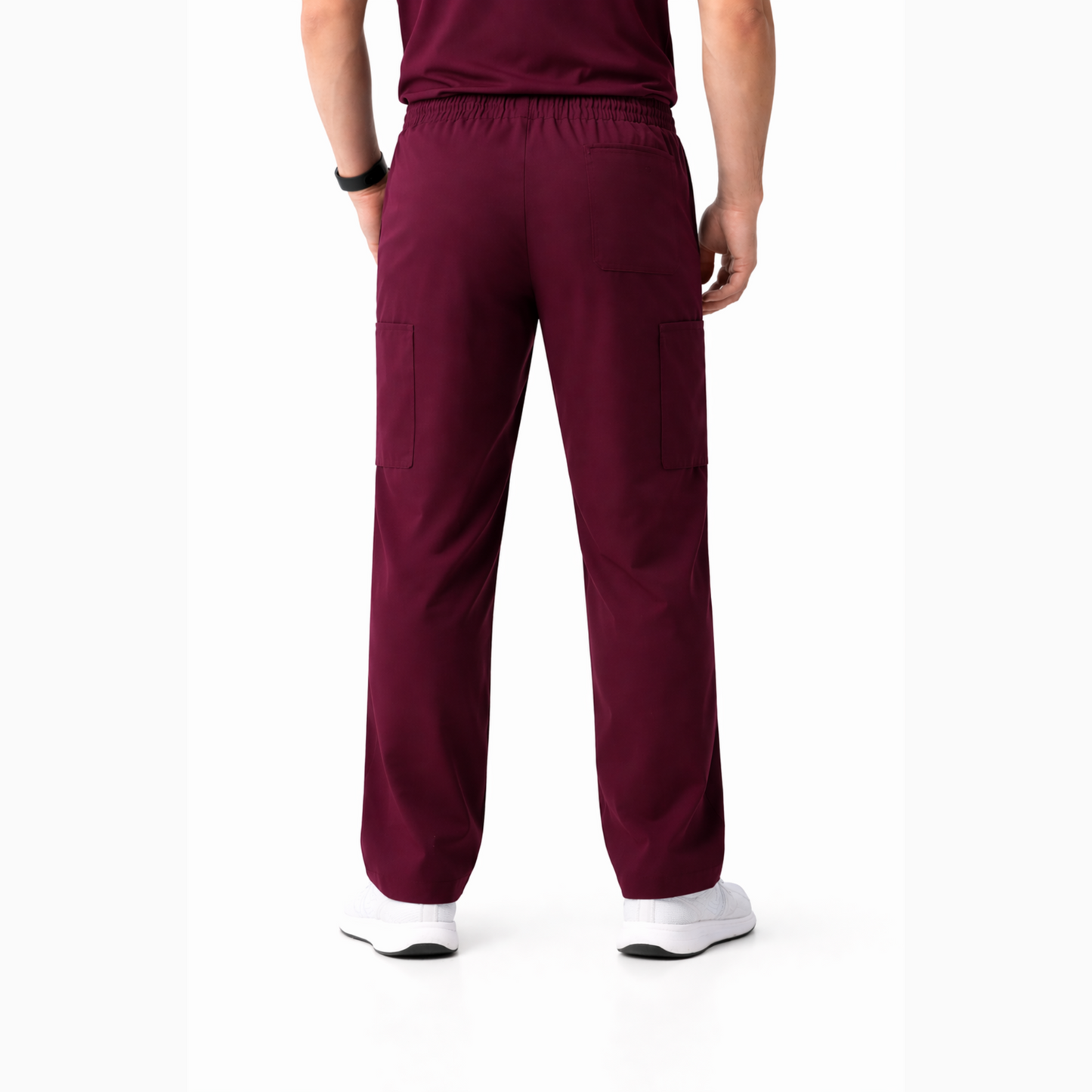 RUIX Motion Mock Neck Zip Scrub top With  Core Regular pant Scrub Set for Men