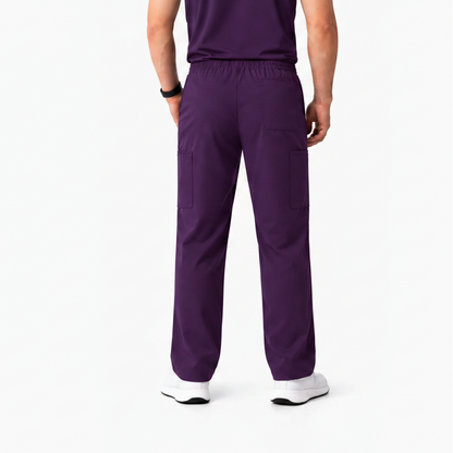 RUIX  V-Neck Top with Regular pant Scrub Set For Men