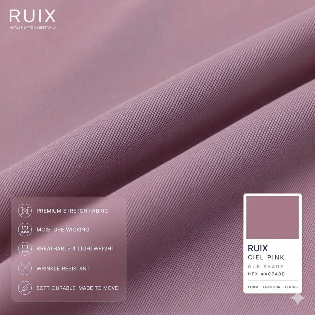 RUIX NOVA V-Neck Scrub Top For Women