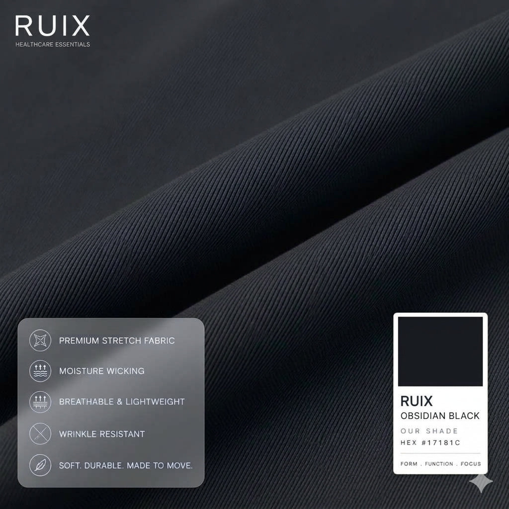 RUIX NOVA V-Neck Scrub Top For Women